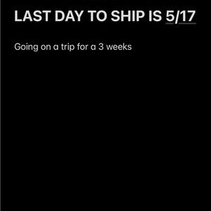 Will be away for a few weeks soon!